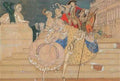 gerda wegener erotic scene at the cupid and sphinx statue at versailles Art A4 Photo Print