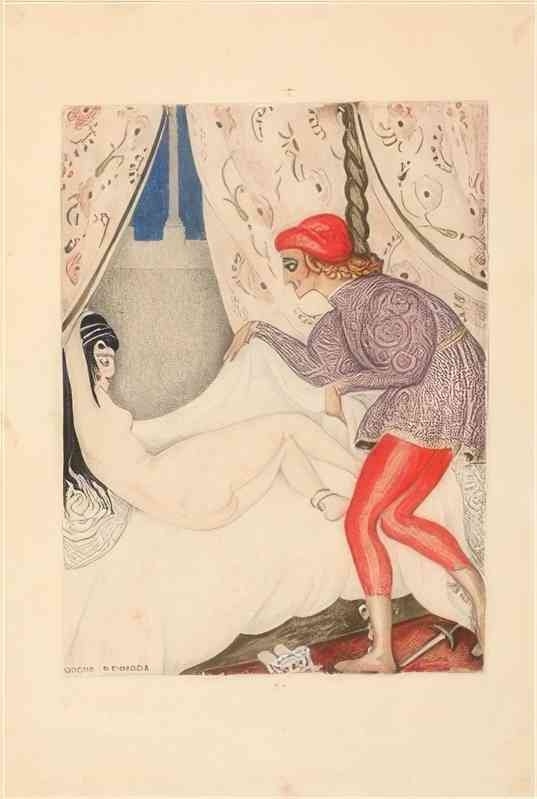 gerda wegener erotic scene from the bedroom Art A4 Photo Print