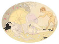 gerda wegener erotic scene with woman and pan Art A4 Photo Print