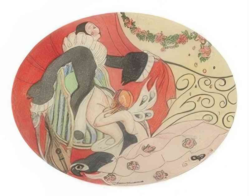 gerda wegener erotic scene(1) Art A4 Photo Print UK