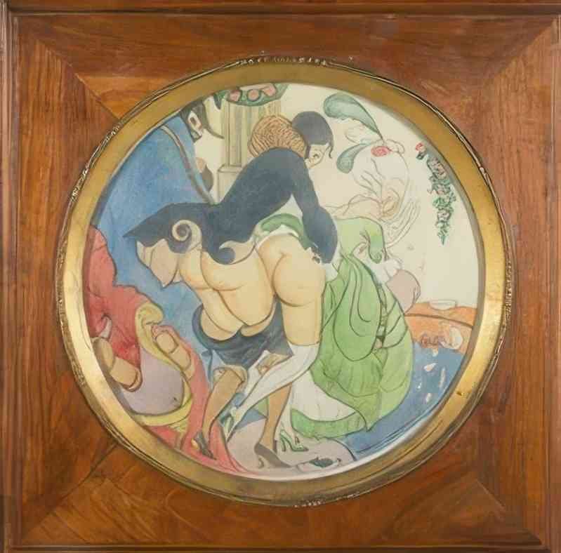 gerda wegener erotic scene(3) Art A4 Photo Print UK