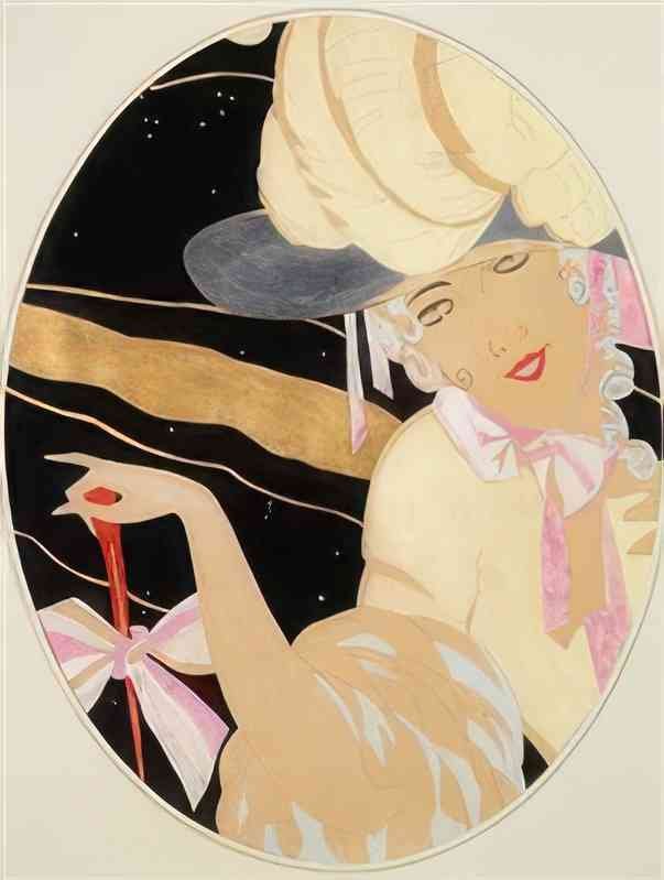 gerda wegener femme elegante Art A4 Photo Print
