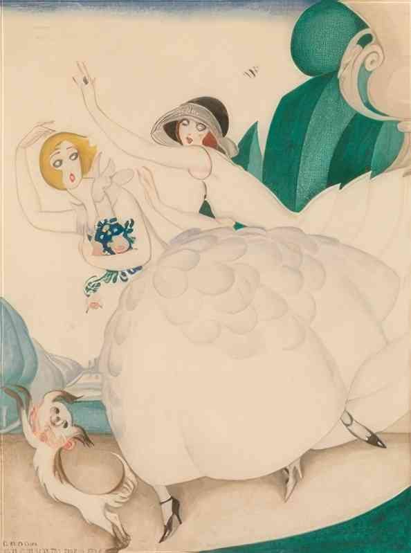 gerda wegener flee the bee! Art A4 Photo Print UK