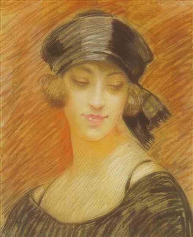 gerda wegener kvindeportraet(1) Art A4 Photo Print