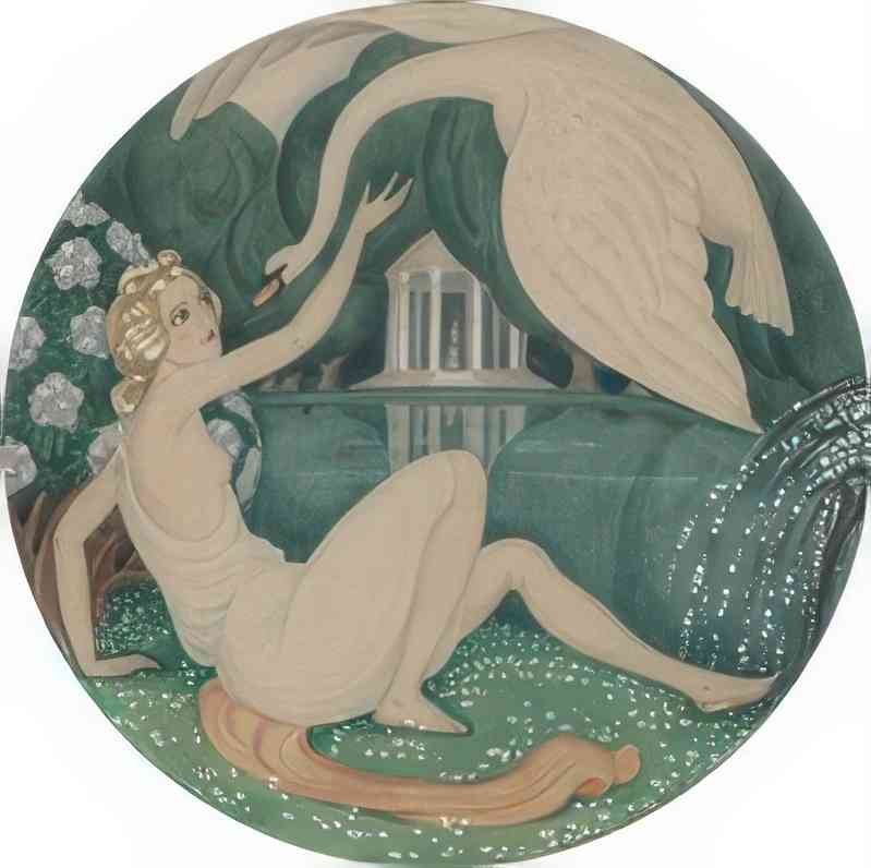 gerda wegener leda und der schwan Art A4 Photo Print