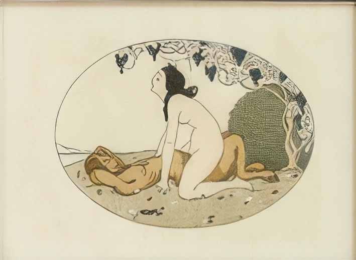 gerda wegener les delassements deros Art A4 Photo Print