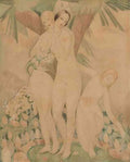 gerda wegener les graces Art A4 Photo Print