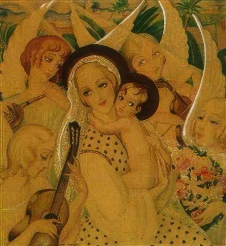 gerda wegener madonna and child Art A4 Photo Print