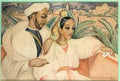 gerda wegener oriental couple morocco early 1930s Art A4 Photo Print