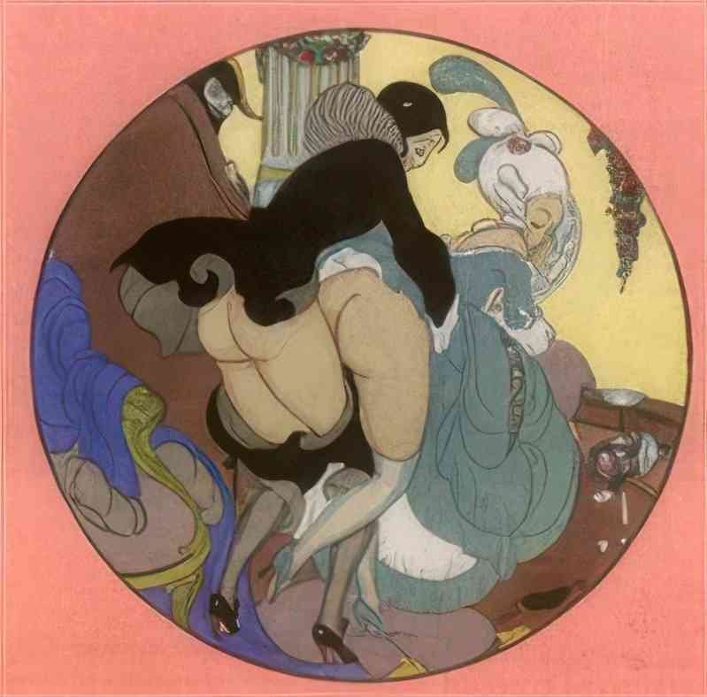 gerda wegener peeping tom Art A4 Photo Print