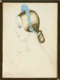 gerda wegener portait of a lady presumably an actress Art A4 Photo Print