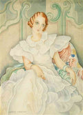 gerda wegener portraet af brigitte bergman Art A4 Photo Print