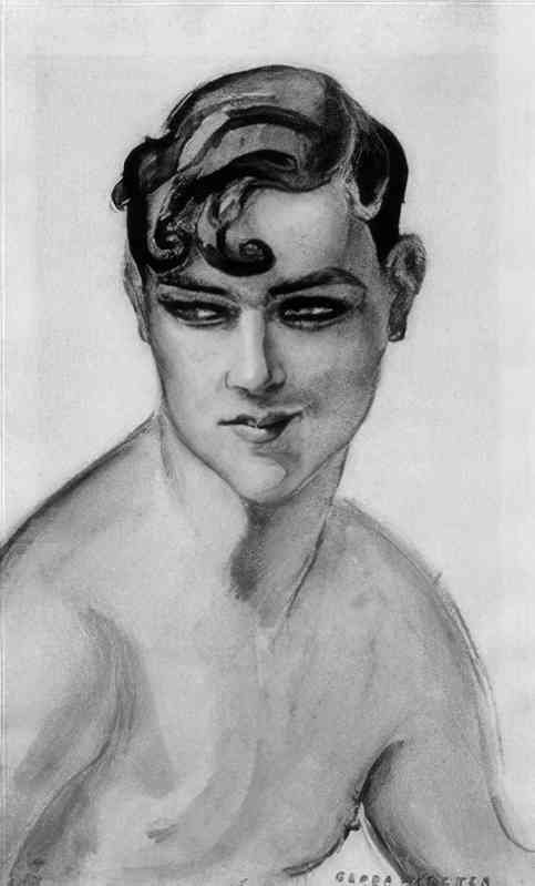 gerda wegener portrait eines jungen mannes Art A4 Photo Print