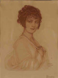 gerda wegener portrait of yvonne Art A4 Photo Print