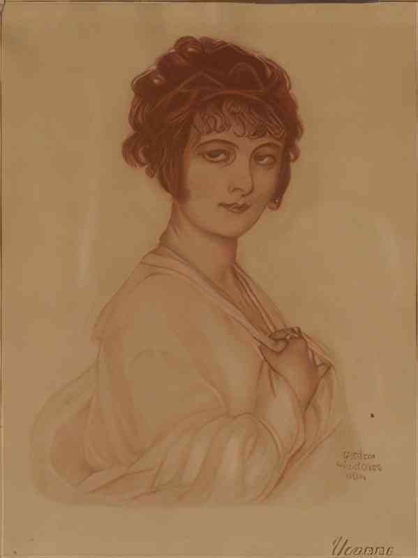 gerda wegener portrait of yvonne Art A4 Photo Print UK
