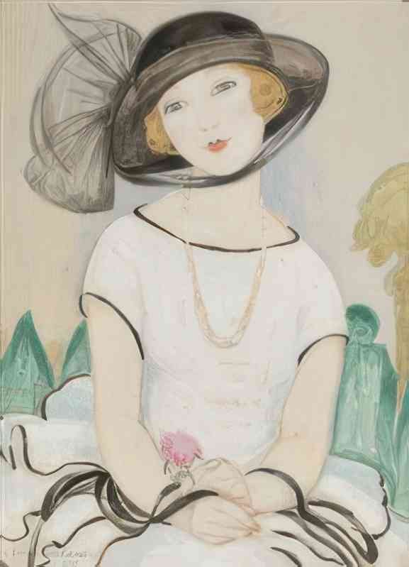 gerda wegener portrait presume de madame madeleine lamy Art A4 Photo Print