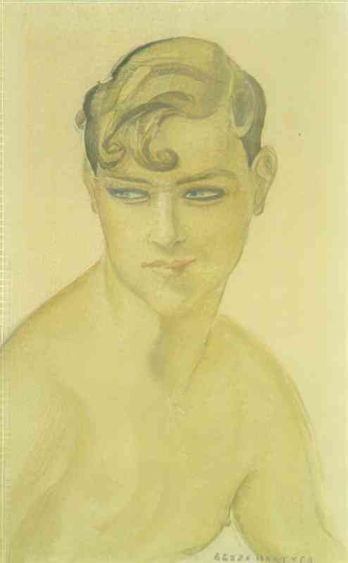 gerda wegener portrat eines jungen mannes Art A4 Photo Print UK