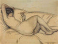 gerda wegener reclining nude Art A4 Photo Print