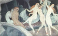 gerda wegener satyr beundrer dansende nymfer Art A4 Photo Print