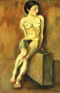 gerda wegener seated nude Art A4 Photo Print