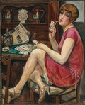 gerda wegener solitaire Art A4 Photo Print