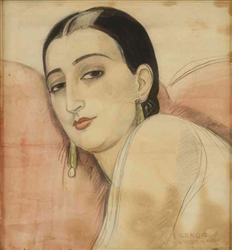 gerda wegener spanjorskan Art A4 Photo Print