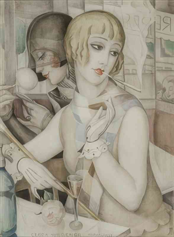 gerda wegener the aperitif Art A4 Photo Print
