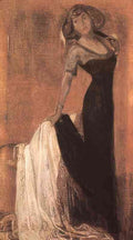 gerda wegener the black dress Art A4 Photo Print UK