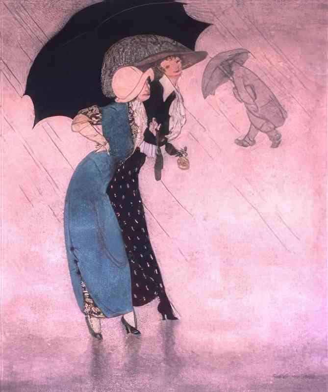 gerda wegener the promenade Art A4 Photo Print