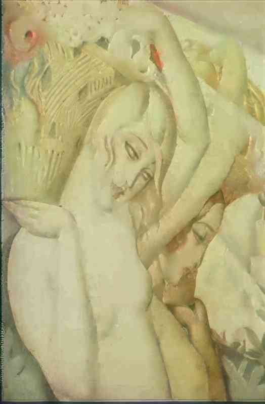 gerda wegener to gratier med blomsterkurve (den ene einar wegener) Art A4 Photo Print