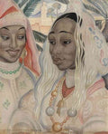 gerda wegener to marokkanske kvinder (two moroccan women) Art A4 Photo Print UK