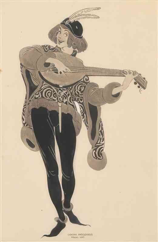 gerda wegener troubadour Art A4 Photo Print