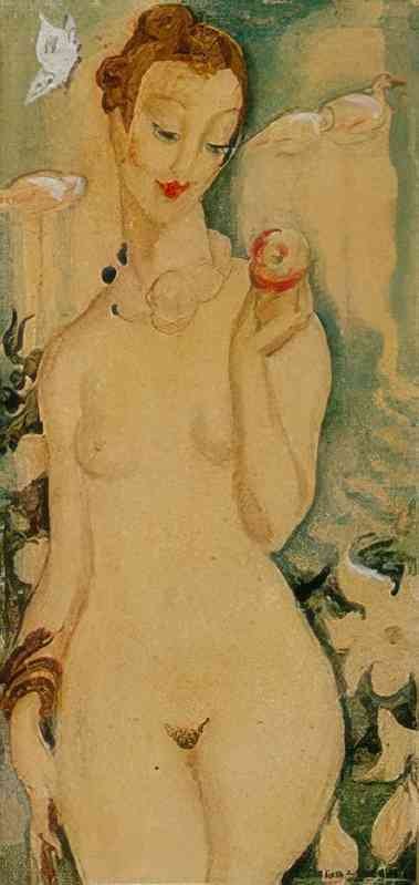 gerda wegener venus med aeblet Art A4 Photo Print