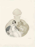 gerda wegener woman with flask faisons au reve Art A4 Photo Print
