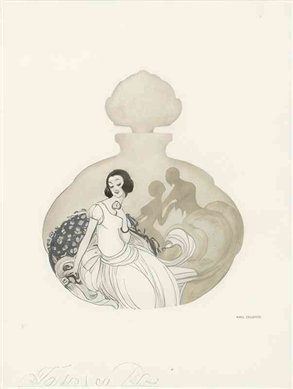 gerda wegener woman with flask faisons au reve Art A4 Photo Print UK