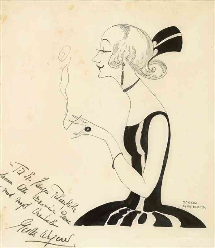 gerda wegener womans portrait(1) Art A4 Photo Print
