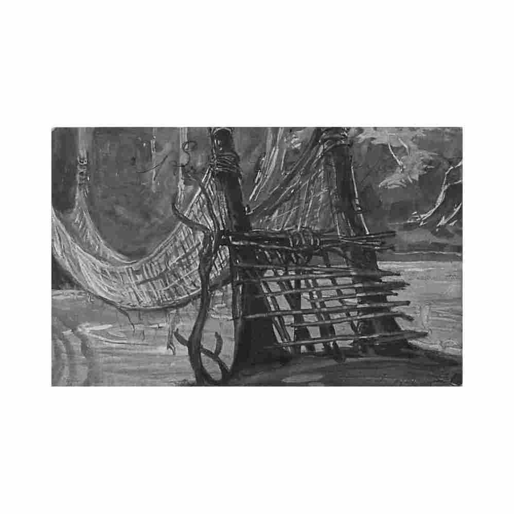 german cameroon suspension bridge over a jungle river basler missionsaktion 10 Vintage A4 Photo Print