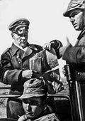 german officer map Vintage world war A4 Photo Print