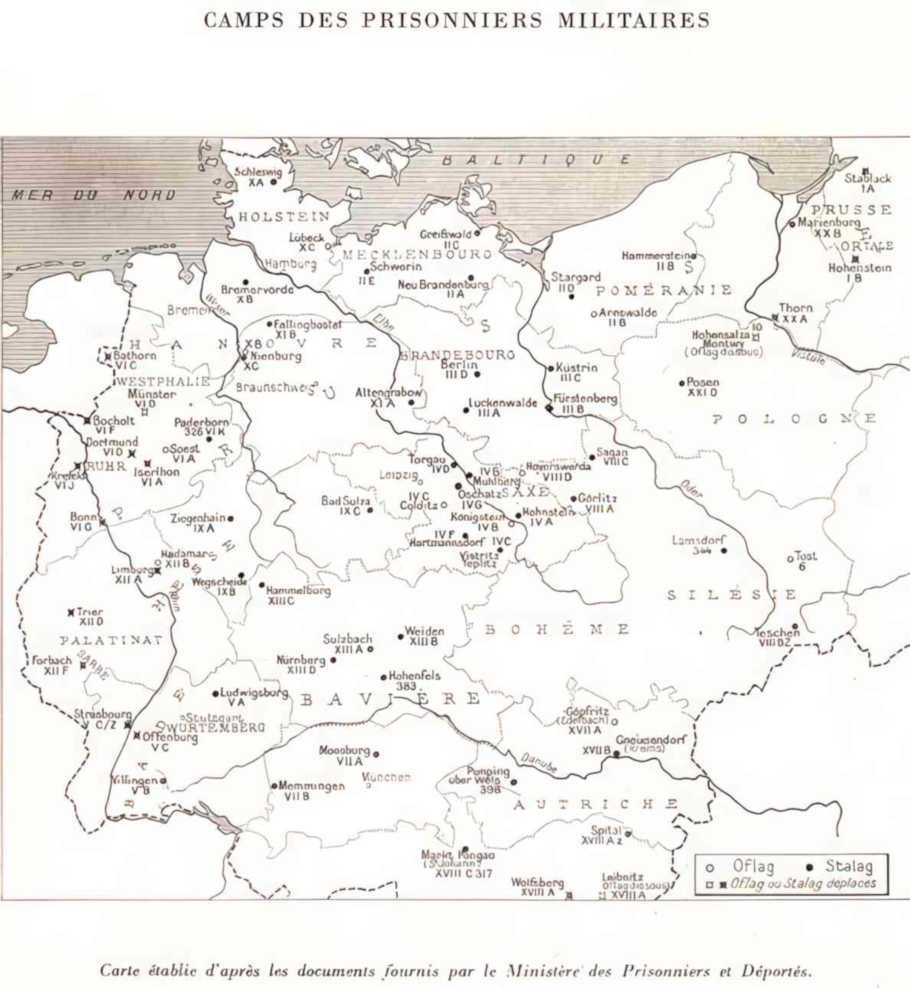 german prisoner camps Vintage world war A4 Photo Print