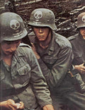 german soldiers combat 1 Vintage world war A4 Photo Print