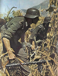 german soldiers rice Vintage world war A4 Photo Print