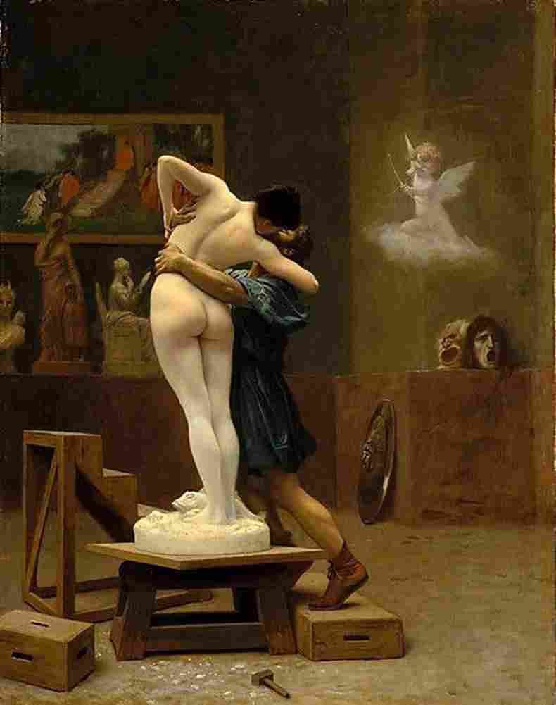 gerome pygmalion and galatea Art A4 Photo Print