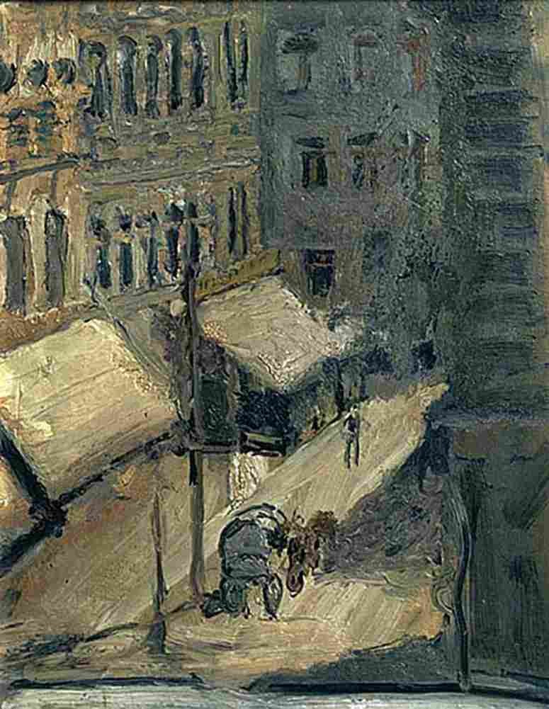 gerst A Street in Tin Art A4 Photo Print