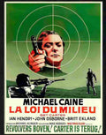 get carter michael caine belgian movie poster Advert A4 Photo Print