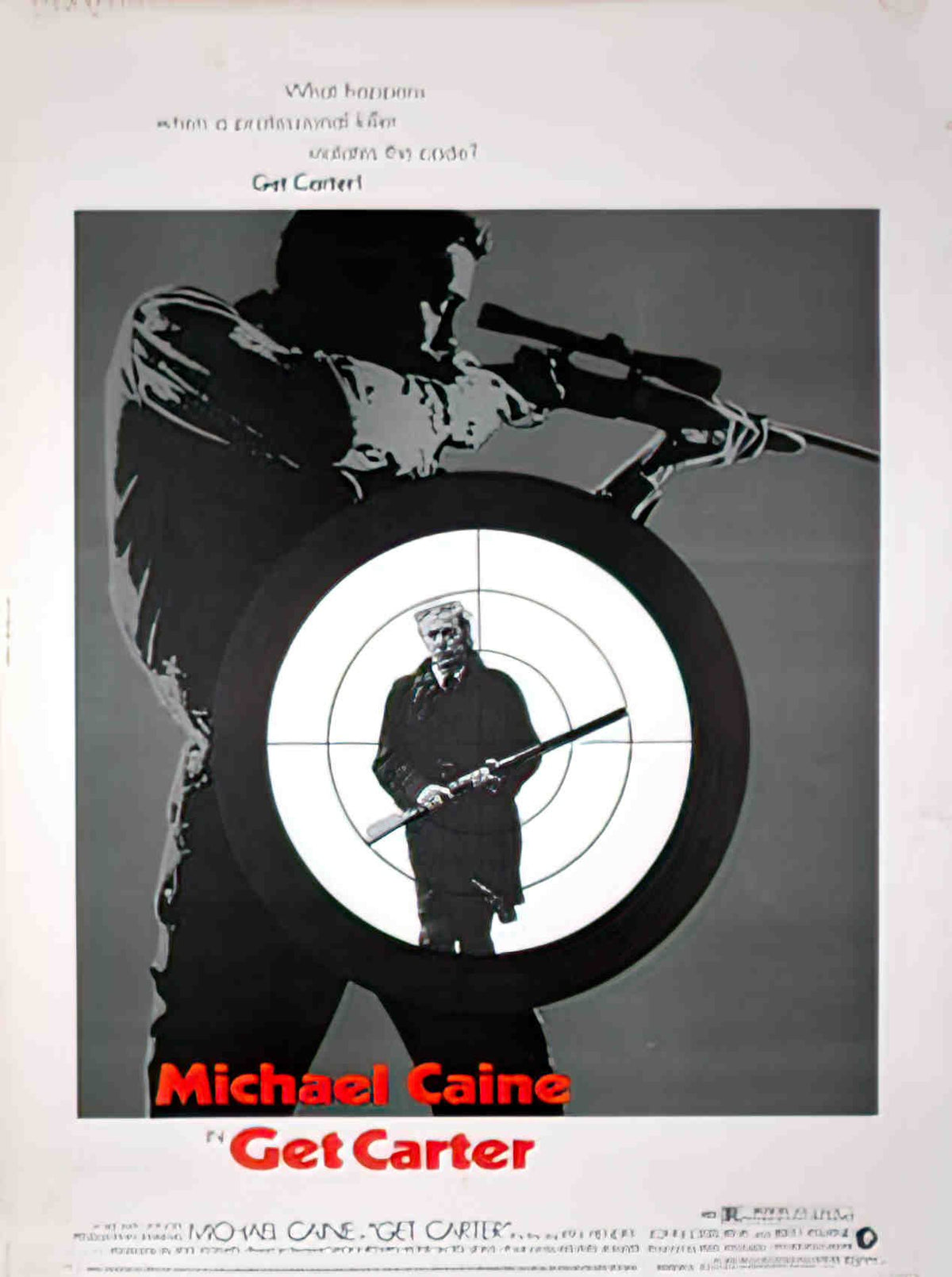 get carter us 30x40 Advert A4 Photo Print