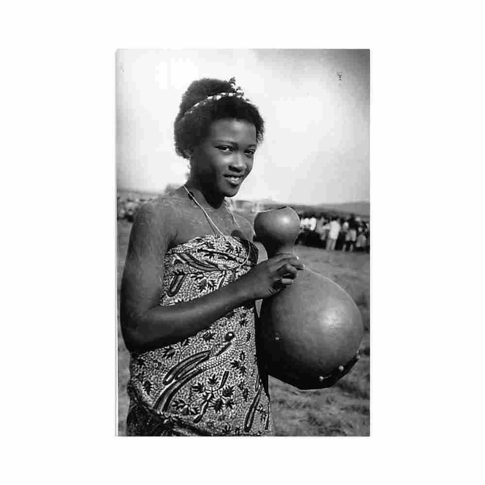 ghana ghanain girl j halifax Vintage A4 Photo Print