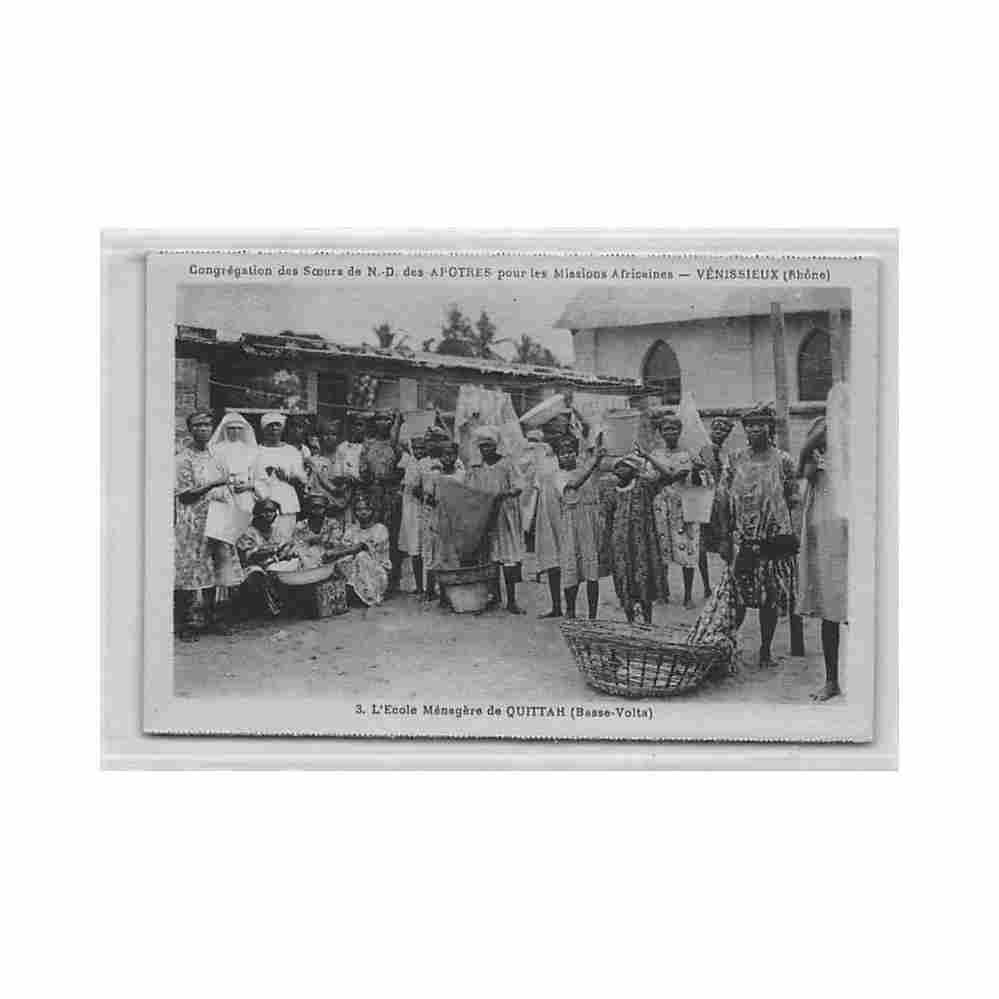 ghana keta quittah homeschool soeurs de n d des apotres 3 Vintage A4 Photo Print