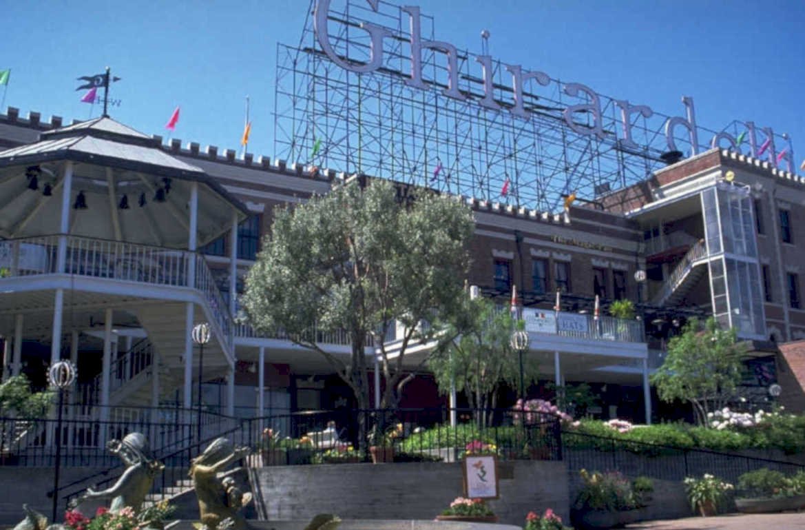 ghirardelli square sf 1980s 1990s A4 Photo Print