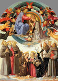 ghirl Coronation of the Virgin Art A4 Photo Print