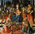ghirl Madonna and Child Enthroned with Saints Art A4 Photo Print